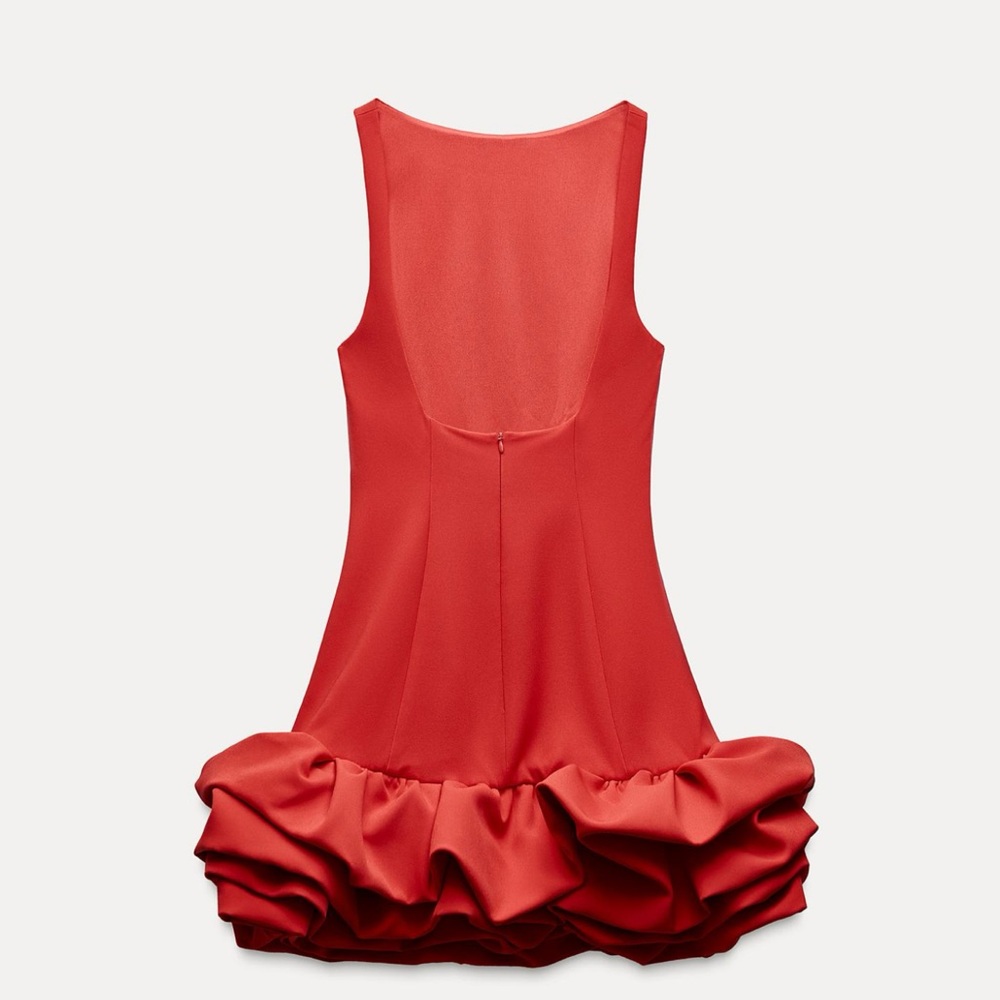 ZARA Red Dress - Picture 6 of 8